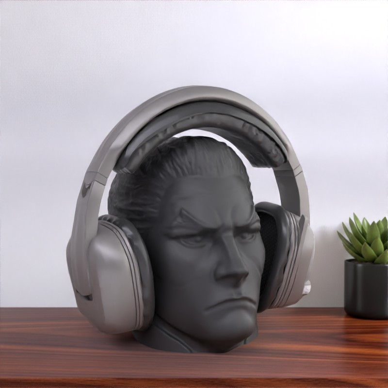 Kazuya Headphone Stand | Tekken 8 Inspired Gamer Decor